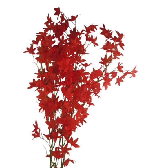 Artificial Red Floral Stems Filler Flowers - 2 Stems 42" Tall - DIY Decor & Craf - Picture 9 of 12
